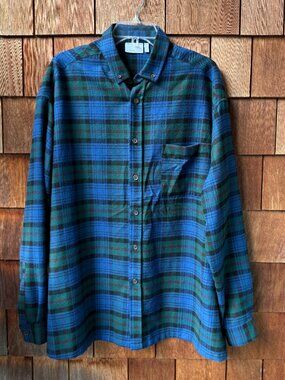 EUC ASOS Design Oversize Flannel Button Down Long Sleeve Shirt in Men's Large